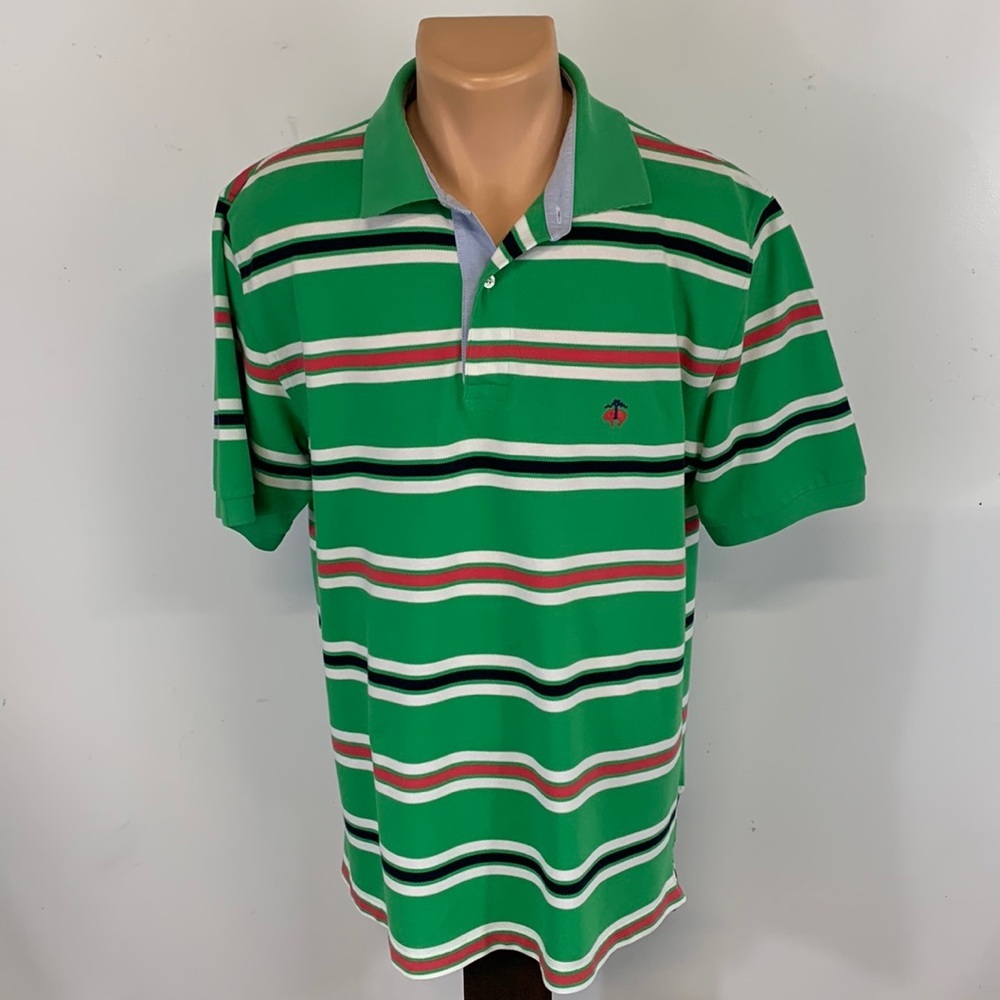 Brooks Brothers Performance Polo short sleeve polo shirt.  L